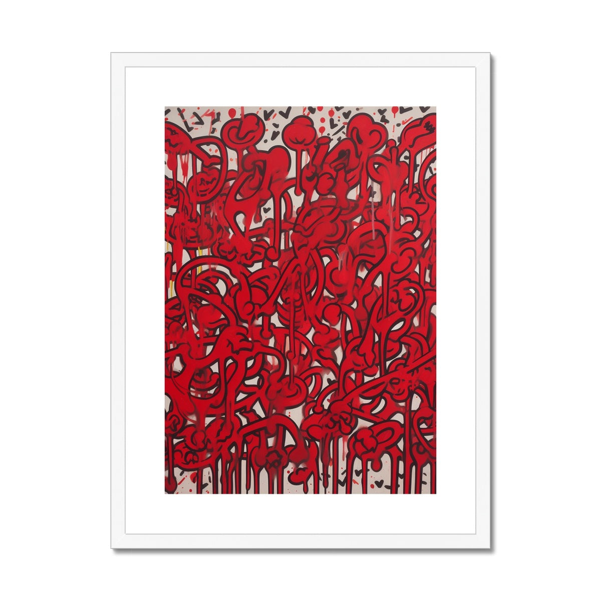 melted Framed & Mounted Print
