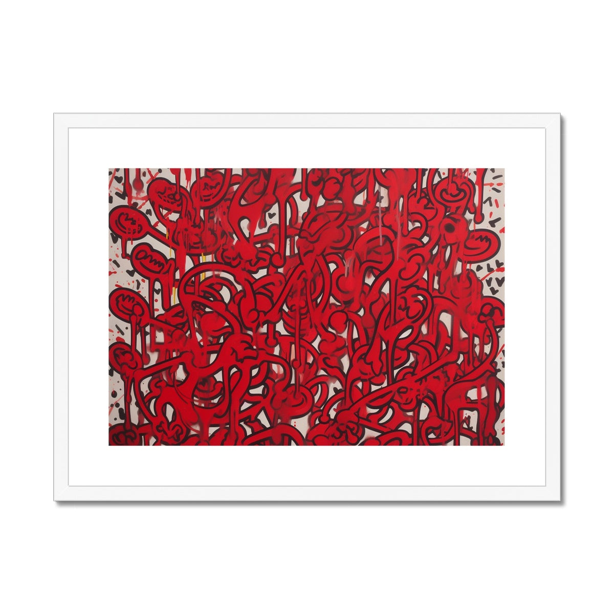 melted Framed & Mounted Print