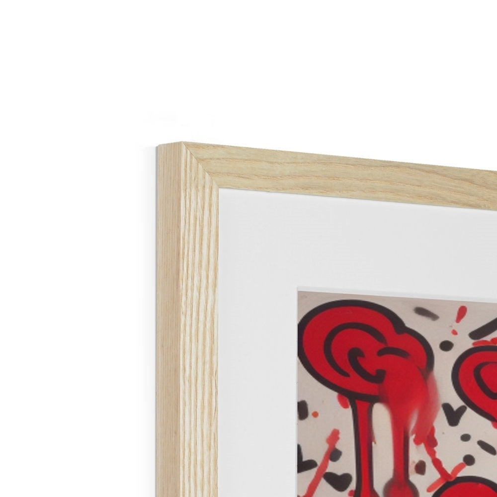 melted Framed & Mounted Print