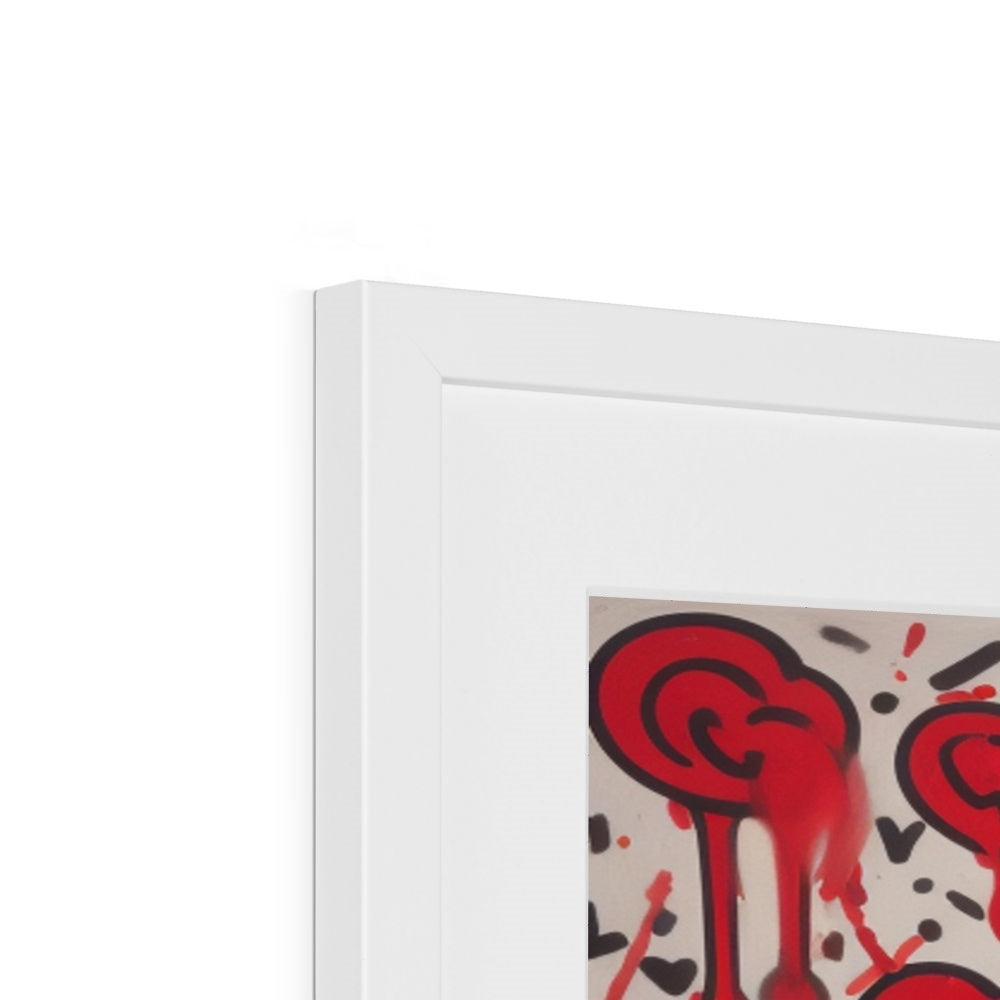 melted Framed & Mounted Print