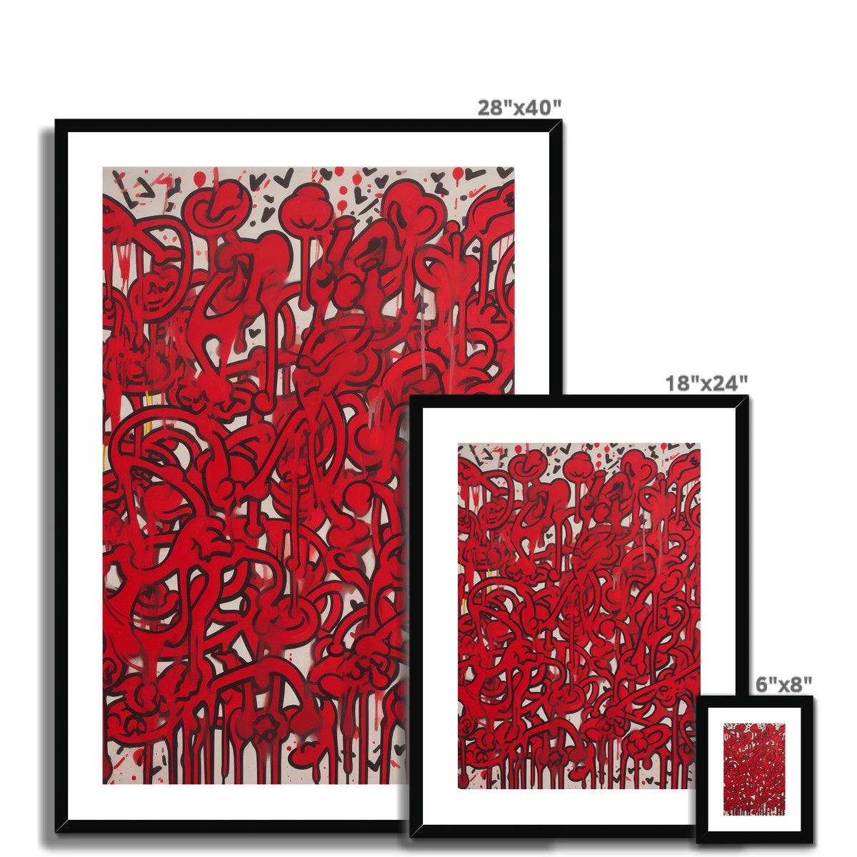 melted Framed & Mounted Print