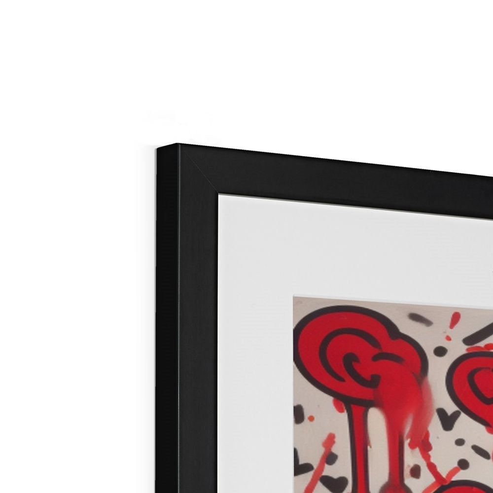 melted Framed & Mounted Print