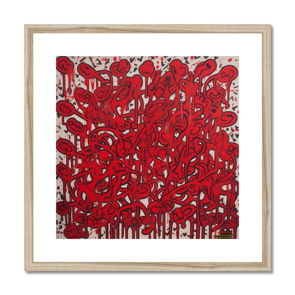 melted Framed & Mounted Print