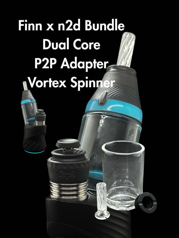 FINN x n2d Puffco Peak/Proxy Dual Core + P2P V2 Adapter + Vortex Spinner