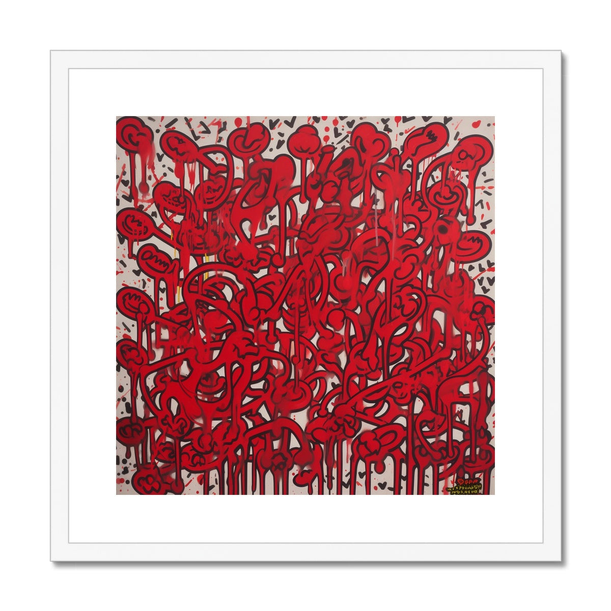 melted Framed & Mounted Print