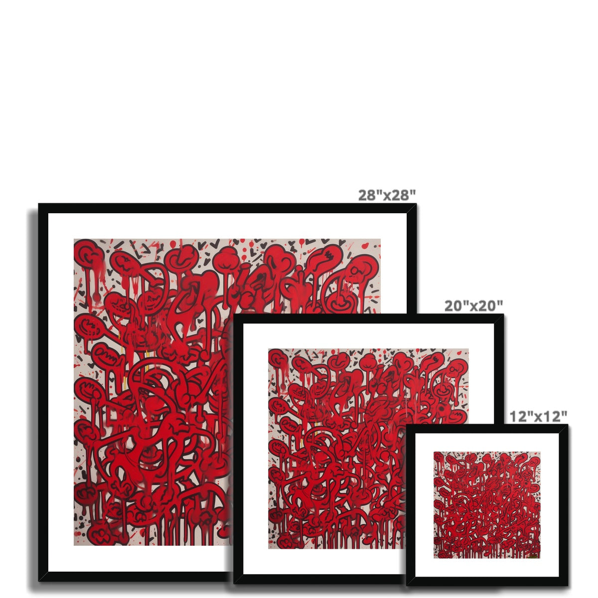melted Framed & Mounted Print