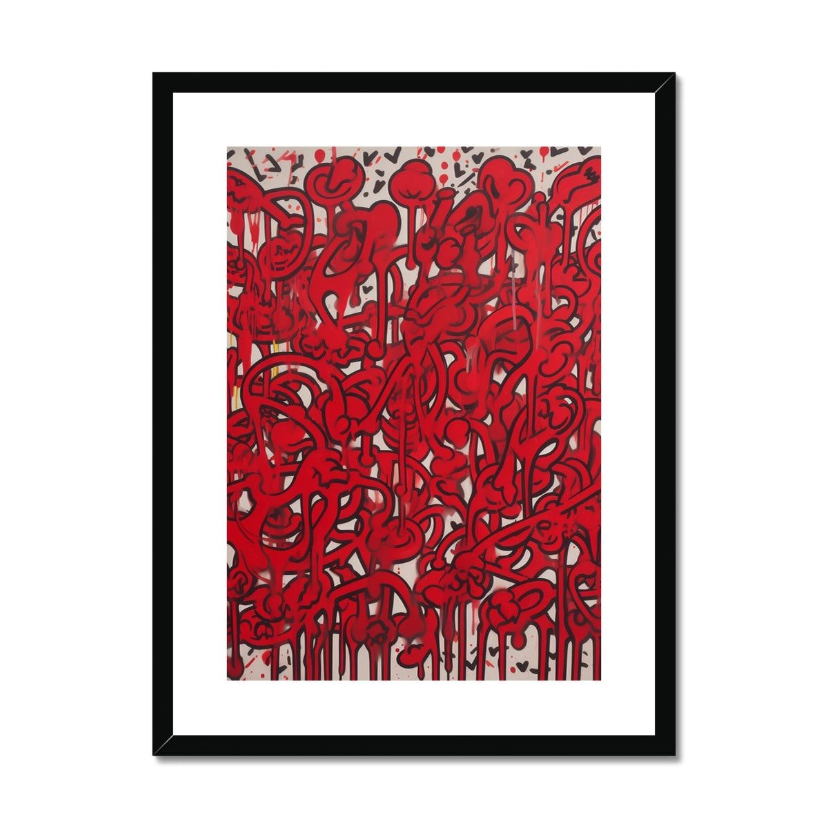 melted Framed & Mounted Print