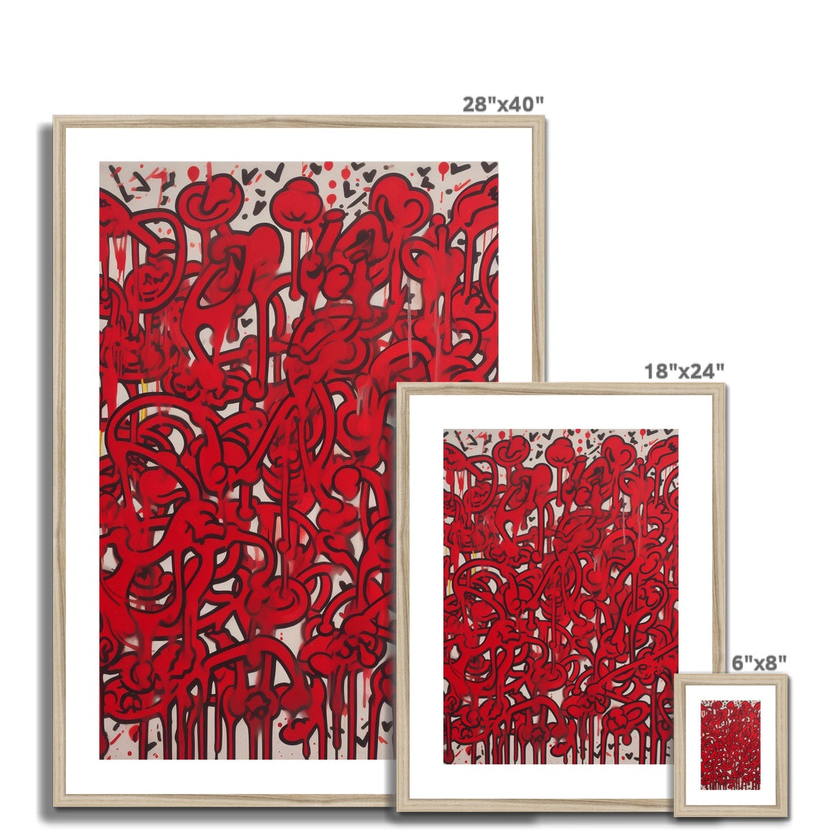 melted Framed & Mounted Print