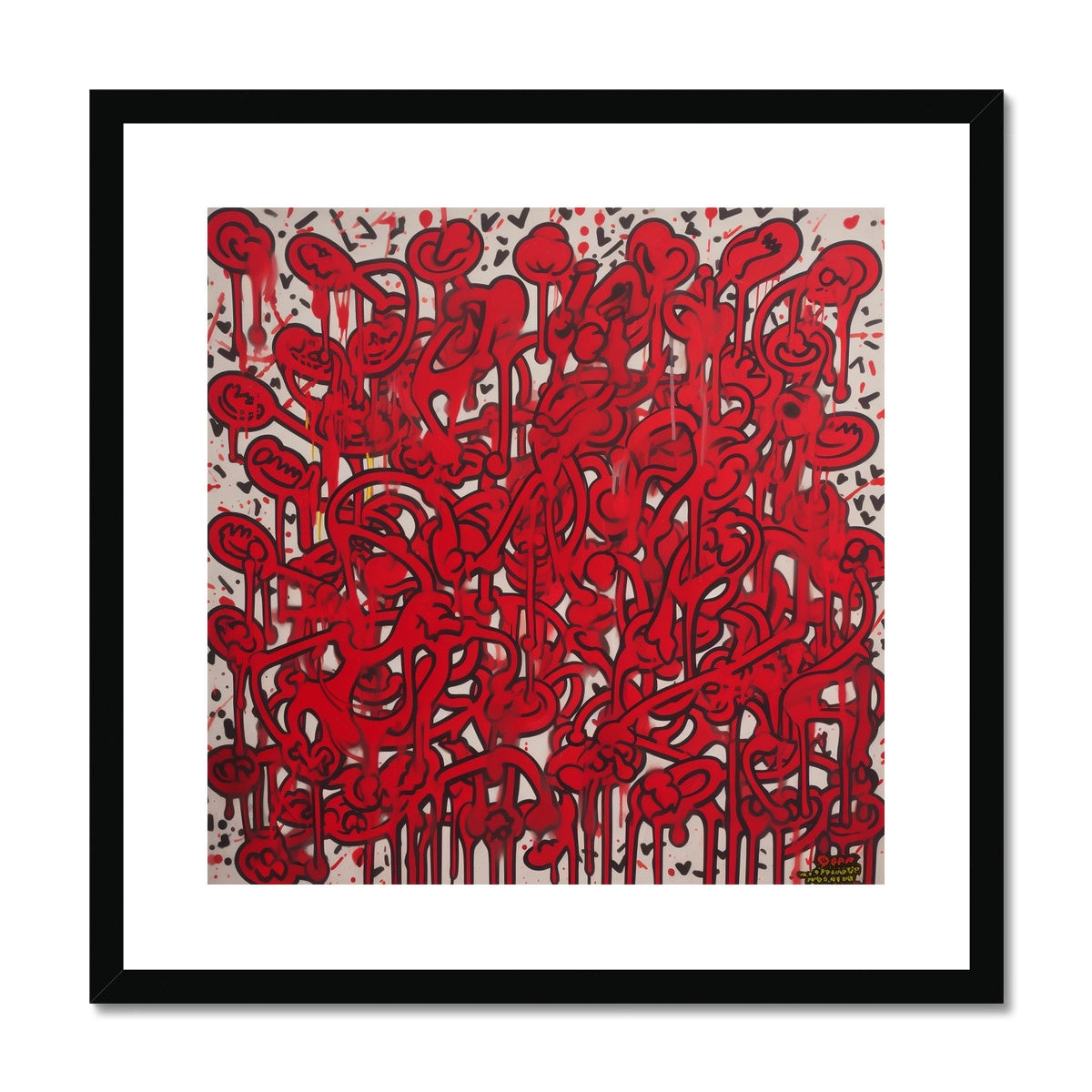 melted Framed & Mounted Print