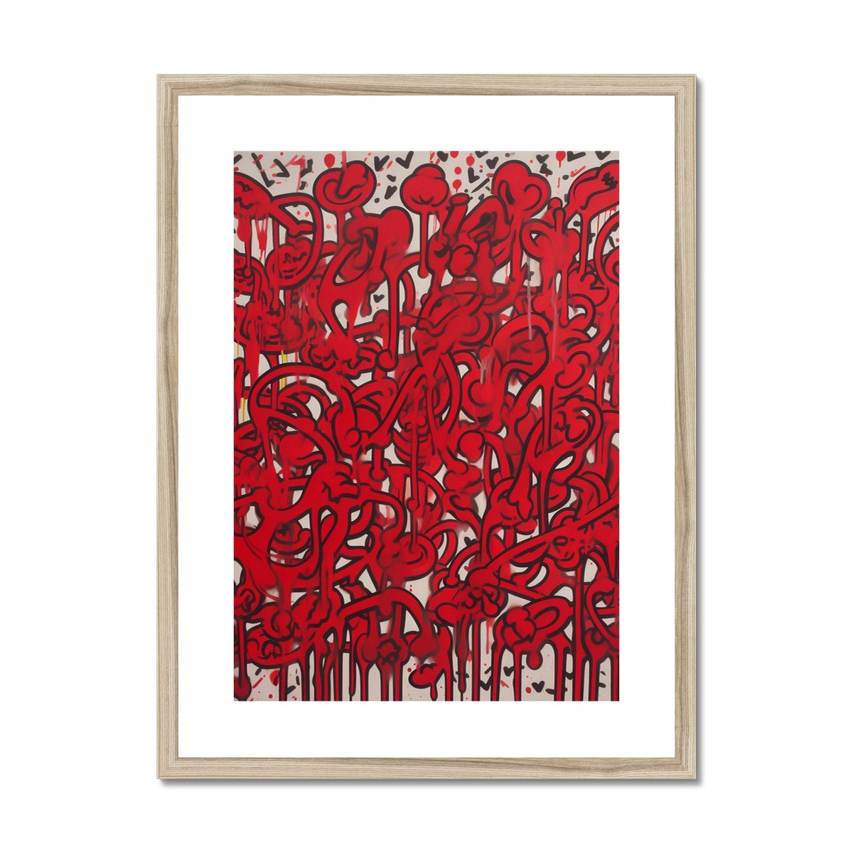melted Framed & Mounted Print